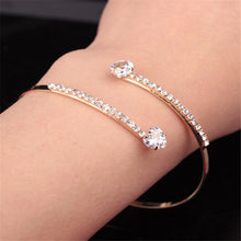 Load image into Gallery viewer, Zircon Hearts Crystal Angel Wings Bracelet