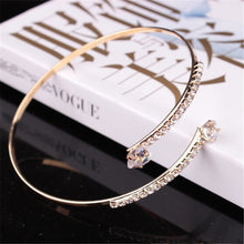 Load image into Gallery viewer, Zircon Hearts Crystal Angel Wings Bracelet