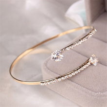 Load image into Gallery viewer, Zircon Hearts Crystal Angel Wings Bracelet