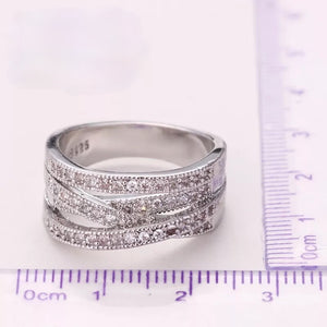 925 Sterling Silver HQ Zircon Ring