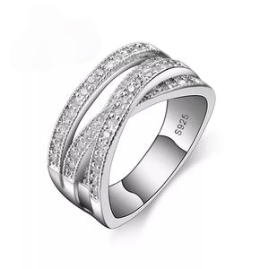 925 Sterling Silver HQ Zircon Ring
