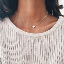 Load image into Gallery viewer, Trendy Minimalist Clavicle Small Heart Golden/Silver Necklace - New Addition