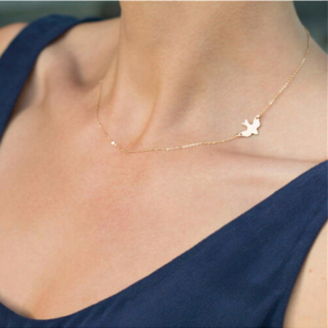 Trendy Minimalist Clavicle Bird Pendant Necklace - New Addition