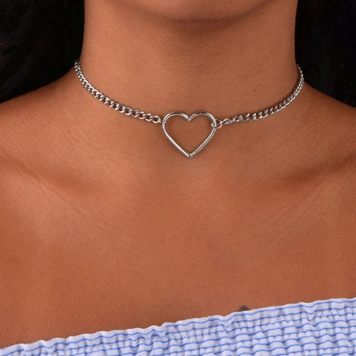 Trendy Minimalist Heart Pendant 2 Colors - New Addition