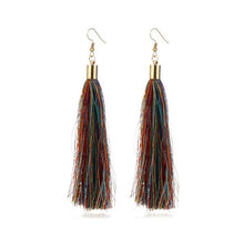 Load image into Gallery viewer, Tassel Bohemian Vintage Long  Earrings - 12 Colors