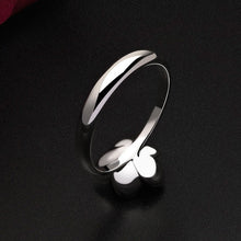 Load image into Gallery viewer, Gothic Black Stainless-Steel Flower Ring