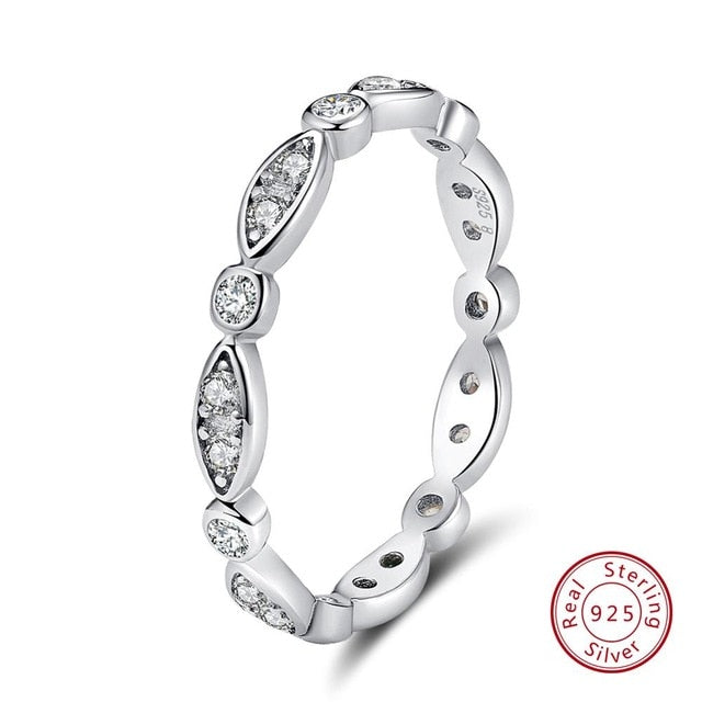 925 Sterling Silver Classic CZ Ring