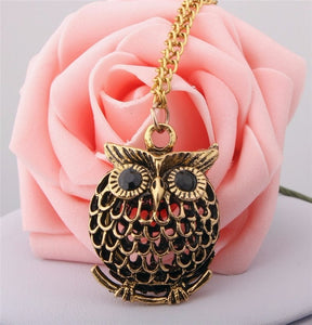 Hot Necklace Charms Owl Long Chain Necklace