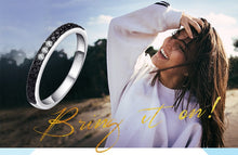 Load image into Gallery viewer, Healing Black Spinel in Genuine 925 Sterling Silver Ring - 17 Sizes