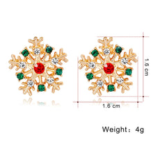 Load image into Gallery viewer, Creative Snowflake Stud Earrings - Holiday Fashion