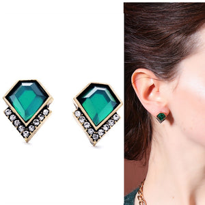 Gorgeous Vintage Green Earrings with or without Layer Brand Pendant Necklace Set