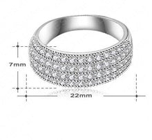 Load image into Gallery viewer, 925 Sterling Silver CZ Gemstone Ring - Gold/Silver
