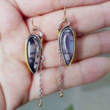 Load image into Gallery viewer, Resin Stone Crane Cute Earrings