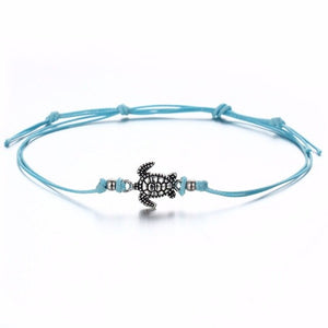 Turtle Charm Rope String Anklets – NEW design