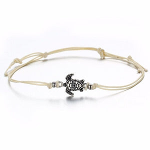 Turtle Charm Rope String Anklets – NEW design