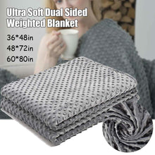 Load image into Gallery viewer, Luxury Weighted Blanket - Decompression Sleep Aid Pressure for Adult and Children