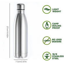 Load image into Gallery viewer, Stainless Steel Sports Water Bottle - Hot/Cold Water/Cola Bottle Insulated