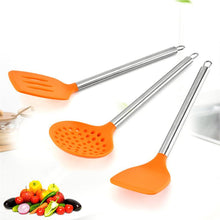 Load image into Gallery viewer, Silicone Non-stick Cooking Utensils - Heat-resistant Kitchenware 3pcs Kit