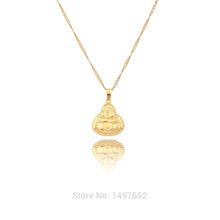 Load image into Gallery viewer, Buddha 18K Gold Plated Pendant