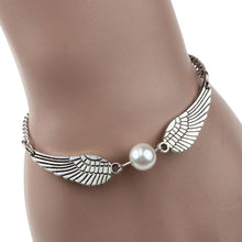 Load image into Gallery viewer, Retro Pearl Angel-Wings Charm Bracelet - New Design