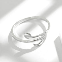 Load image into Gallery viewer, 925 Sterling Silver Musical Note Open Ring