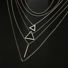 Load image into Gallery viewer, Bohemian Triangle Stick Pendant