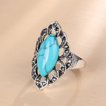 Load image into Gallery viewer, Ethnic Stone Vintage Bohemian Big Silver Ring - 3 Colors