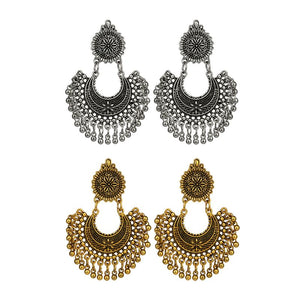 Bollywood Dangle Indian Jhumka Tassel Ethnic Earrings