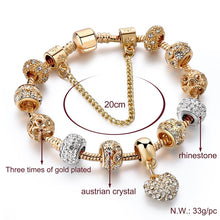 Load image into Gallery viewer, Luxury Heart Charm Golden Bracelets