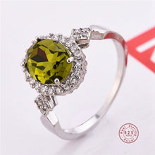 Load image into Gallery viewer, 925 Sterling Silver Crystal Cubic Zirconia Rings - 6 Colors